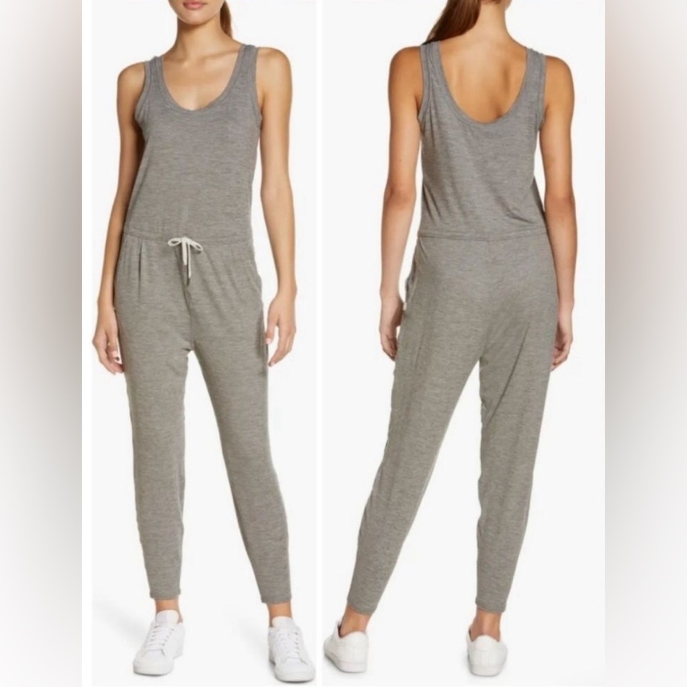 Vuori lux gray jumpsuit size large